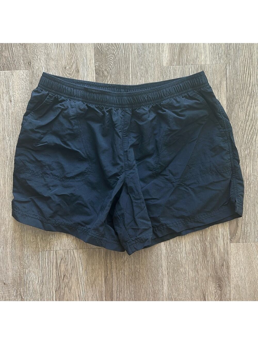 Columbia Sandy River Black Shorts Size M | UPF 30 Quick-Dry Elastic Waist